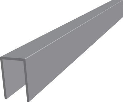 A 20 U-profiel 40x25x40 5500mm