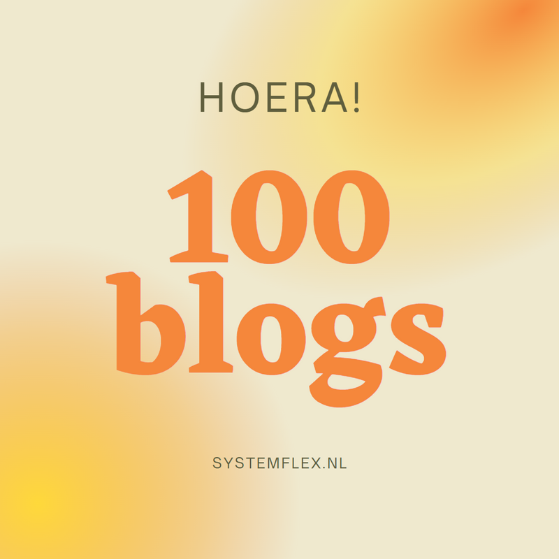 Hoera! Blog nummer 100 staat online