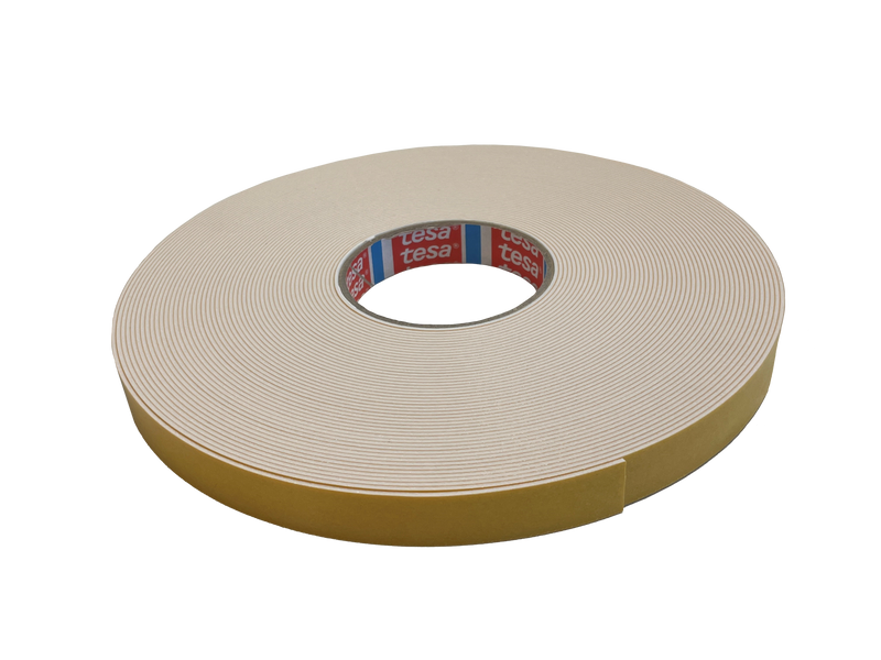 Dubbelzijdige P.E Foamtape Wit TESA 25m